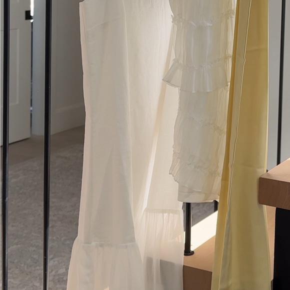 Nwt-Peppermayo Heavenly Linen Maxi Dress - White‎ - Picture 4 of 4